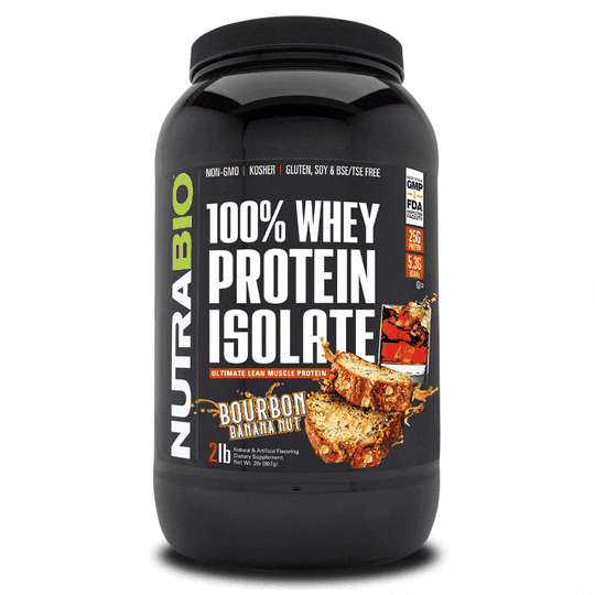 NutraBio 100% Whey Protein Isolate