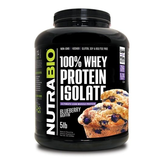 NutraBio 100% Whey Protein Isolate