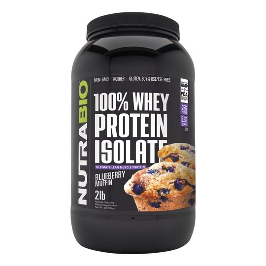 NutraBio 100% Whey Protein Isolate