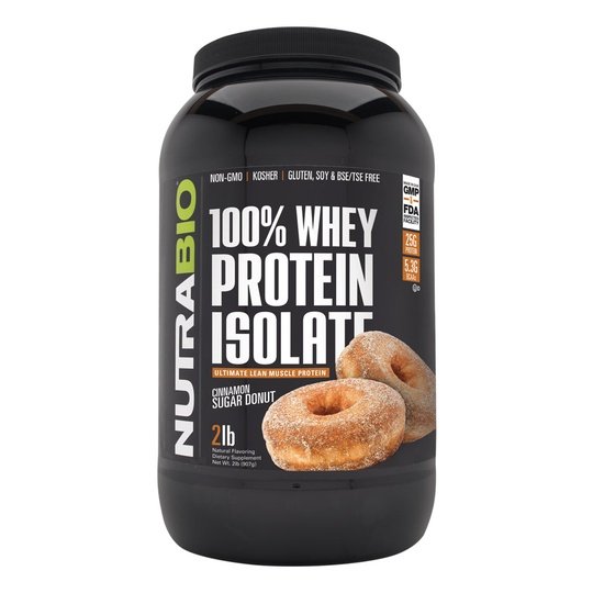 NutraBio 100% Whey Protein Isolate