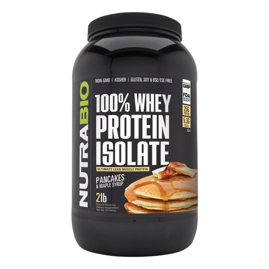 NutraBio 100% Whey Protein Isolate