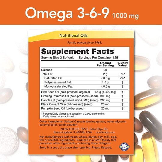 Now Omega 3-6-9