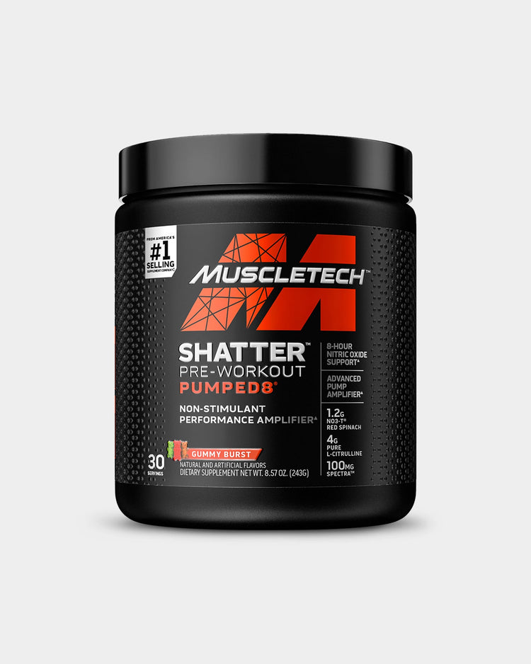 MuscleTech Shatter Pumped 8 Pre-Workout | Stim-Free