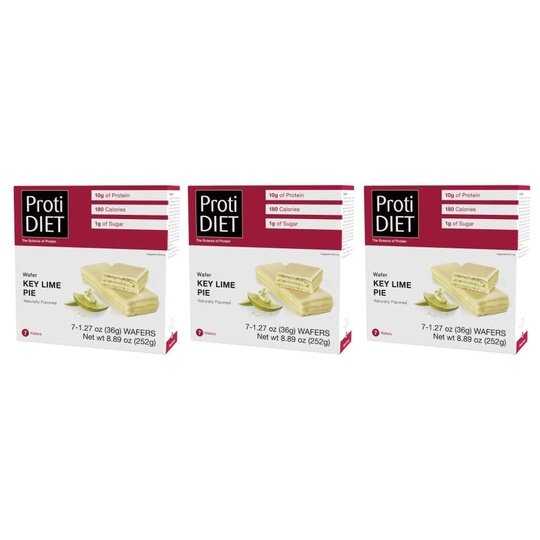 Proti Diet 10g Protein Wafer Bars - Key Lime