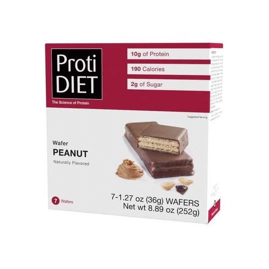 Proti Diet 10g Protein Wafer Bars - Peanut