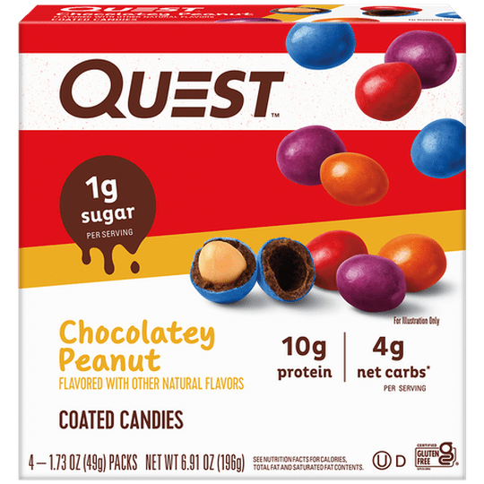 Quest Nutrition Chocolatey Peanut Coated Candies