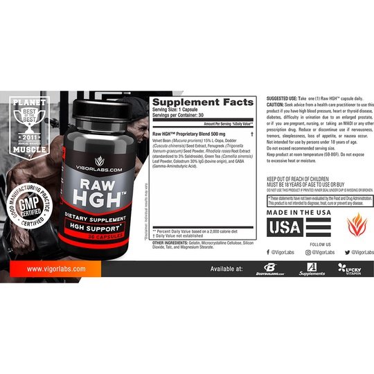 Vigor Labs Raw HGH