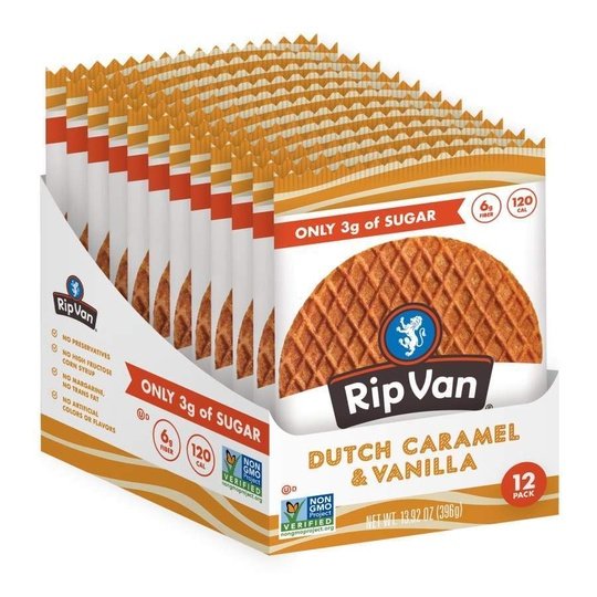 Rip Van Wafels - Dutch Caramel & Vanilla (Low-Sugar)