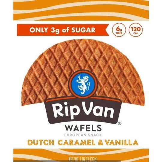 Rip Van Wafels - Dutch Caramel & Vanilla (Low-Sugar)