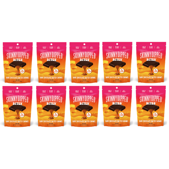 SkinnyDipped Bites - Dark Chocolate Salted Caramel Bites