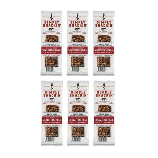 Simply Snackin' Beef Protein Snack - Signature Beef BOLD Original