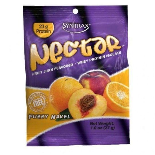 Syntrax Nectar Protein Powder Grab N' Go Box - Fuzzy Navel (12 Servings)