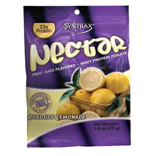 Syntrax Nectar Protein Powder Grab N' Go Box - Roadside Lemonade (12 Servings)