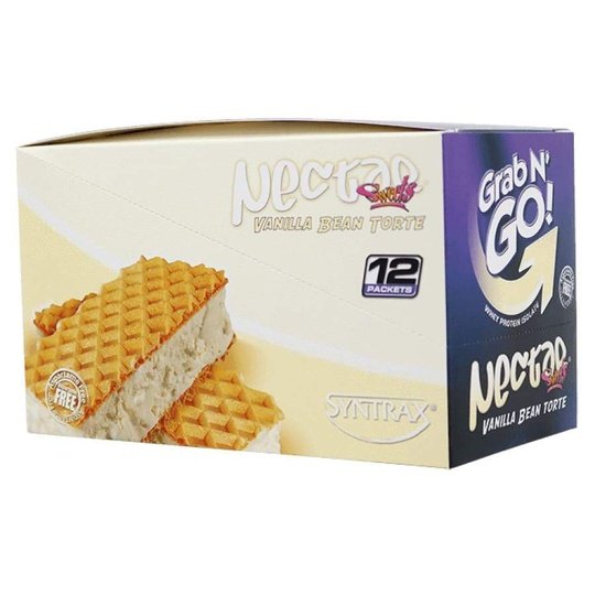 Syntrax Nectar Protein Powder Grab N' Go Box - Vanilla Bean (12 Servings)