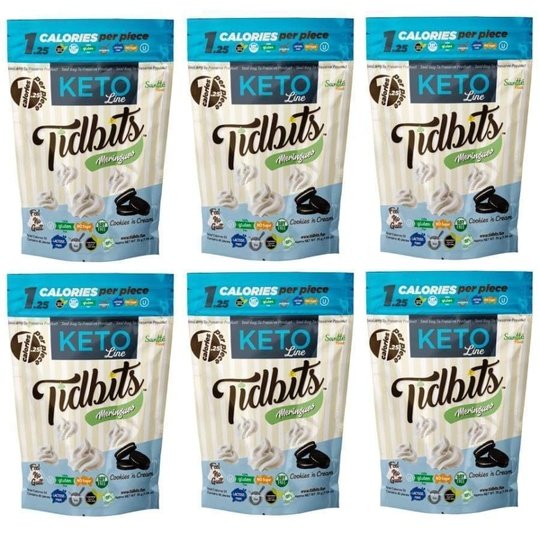 Tidbits "KETO" Sugar-Free Meringue Cookies by Santte Foods - Cookies’n Cream