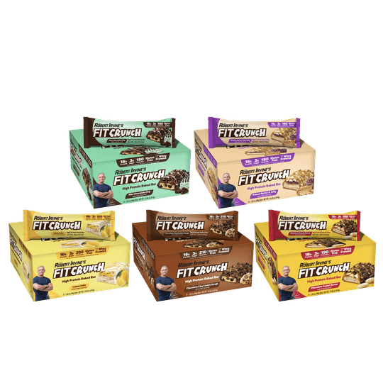 Robert Irvine's Fit Crunch Snack Size Whey Protein Baked Bar