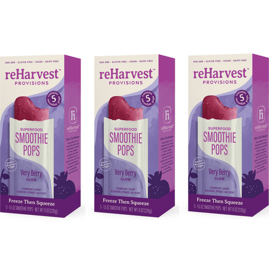 reHarvest Provisions Smoothie Pops - Very Berry Glow